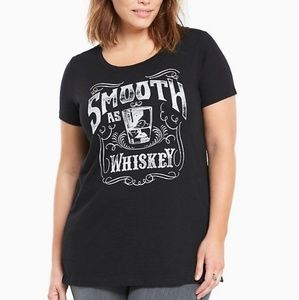 Torrid Whiskey Slub Knit Tee Dark Gray